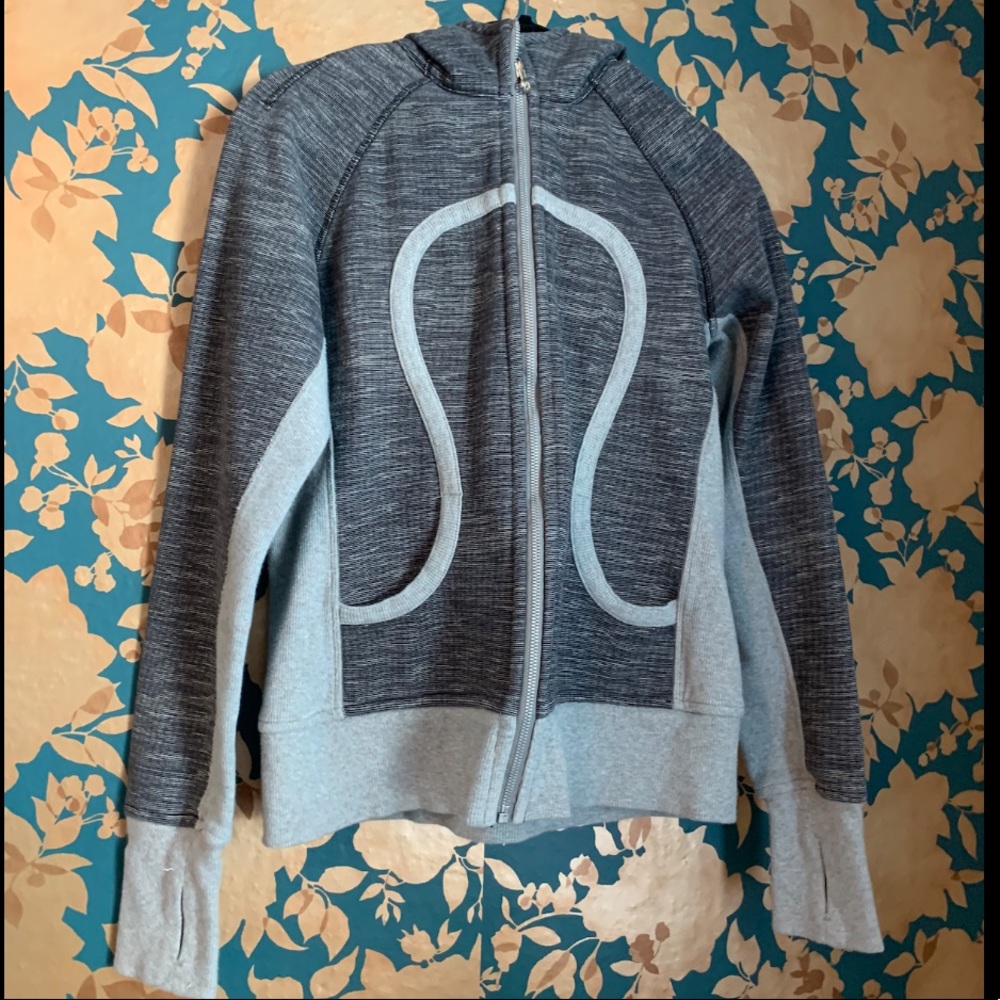 Lululemon rare gray wren jacket hoodie zip up